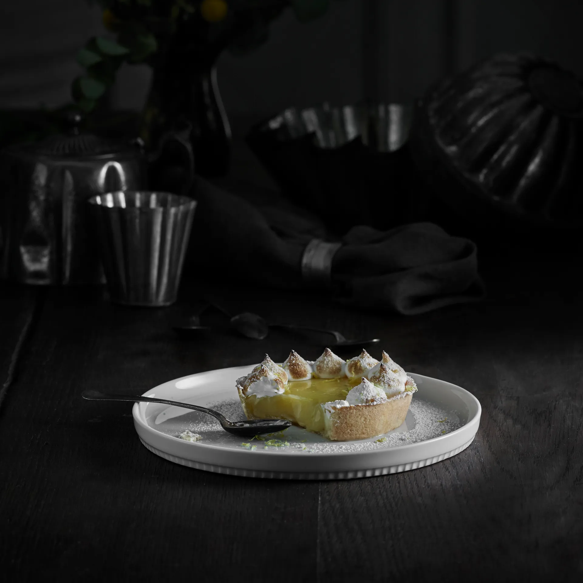 Toulouse-lautanen, suorat reunat Ø20 cm, Valkoinen Pillivuyt