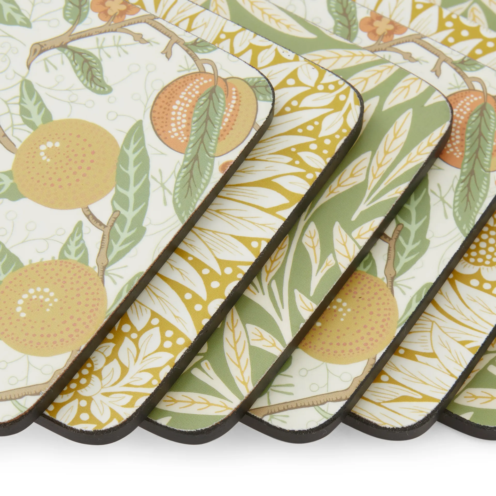 Morris & Co Simpley mixed lasinalunen 6 osaa, Hedelmä, Pajun, Samettikukka Pimpernel