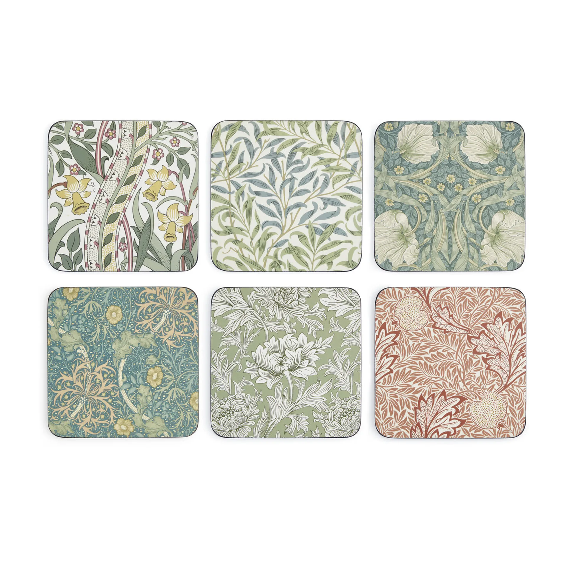 William Morris -lasinalunen 6-pakkaus, Mix & match Pimpernel