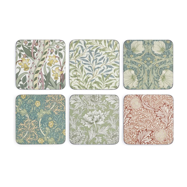 William Morris -lasinalunen 6-pakkaus - Mix & Match - Pimpernel