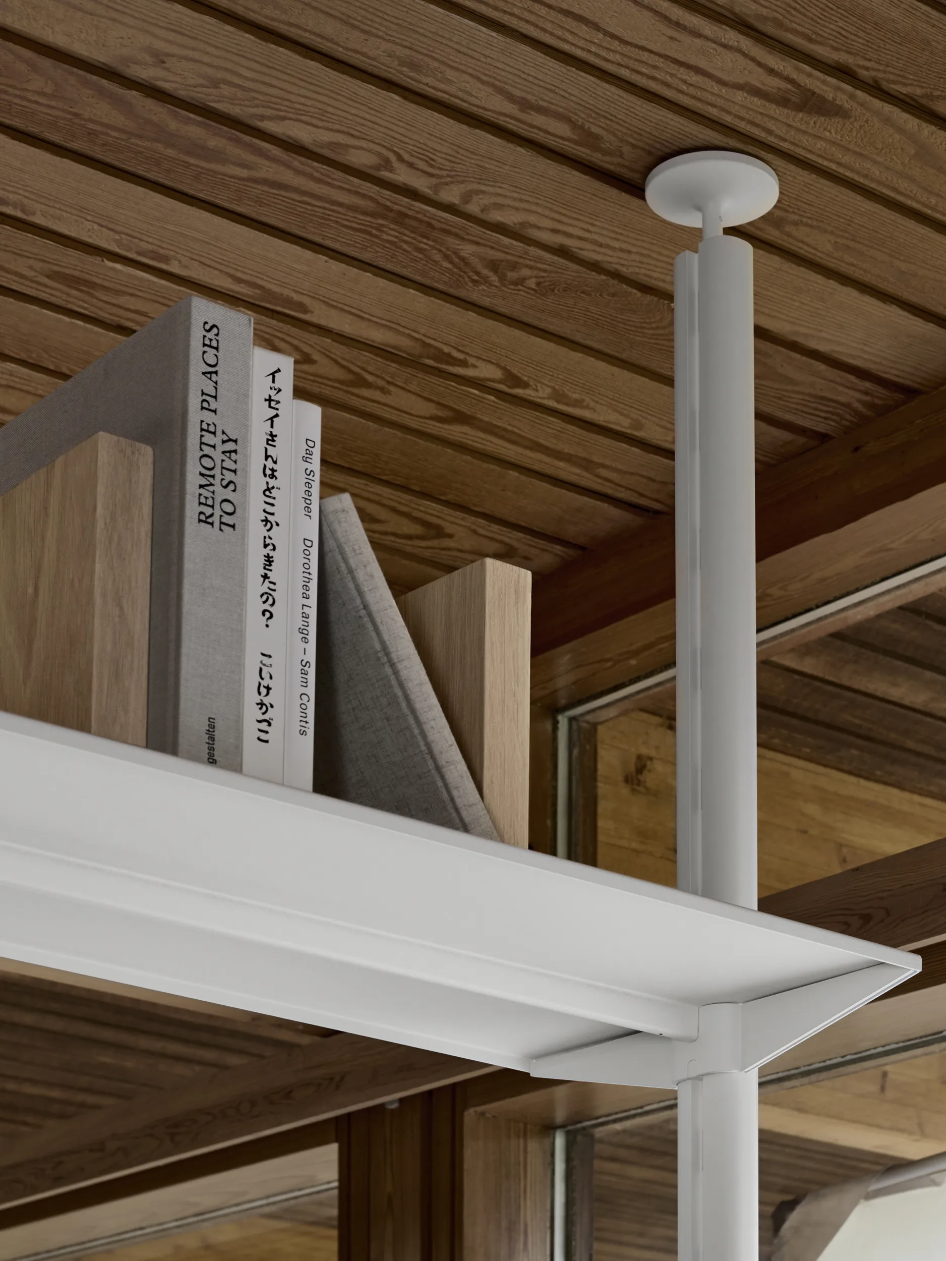 Pira G2 hyllyjärjestelmä F C A White/Oak 256–264 cm Pira