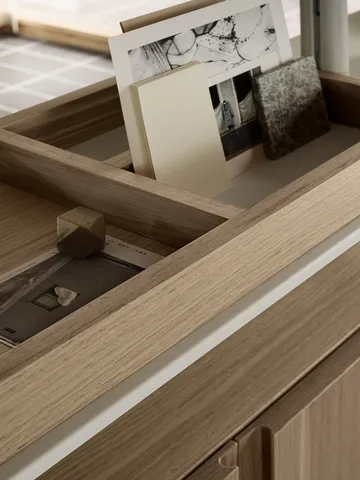 Pira G2 hyllyjärjestelmä F C B White/Oak 256–264 cm - Pira