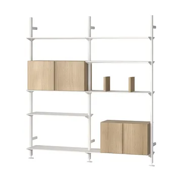 Pira G2 hyllyjärjestelmä W A White/Oak - Pira