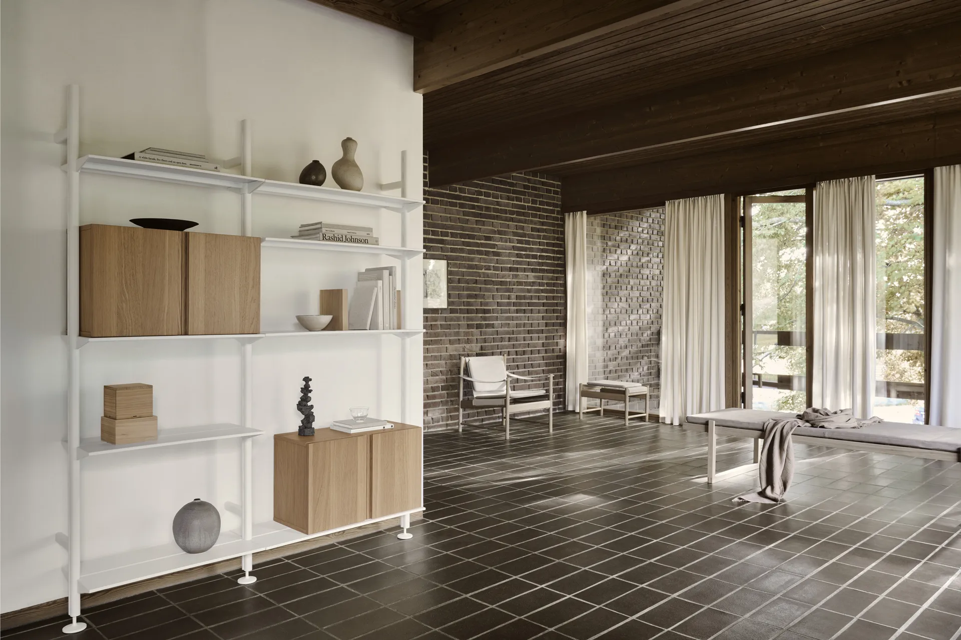 Pira G2 hyllyjärjestelmä W A White/Oak,  Pira