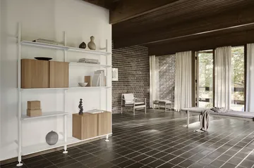 Pira G2 hyllyjärjestelmä W A White/Oak - Pira