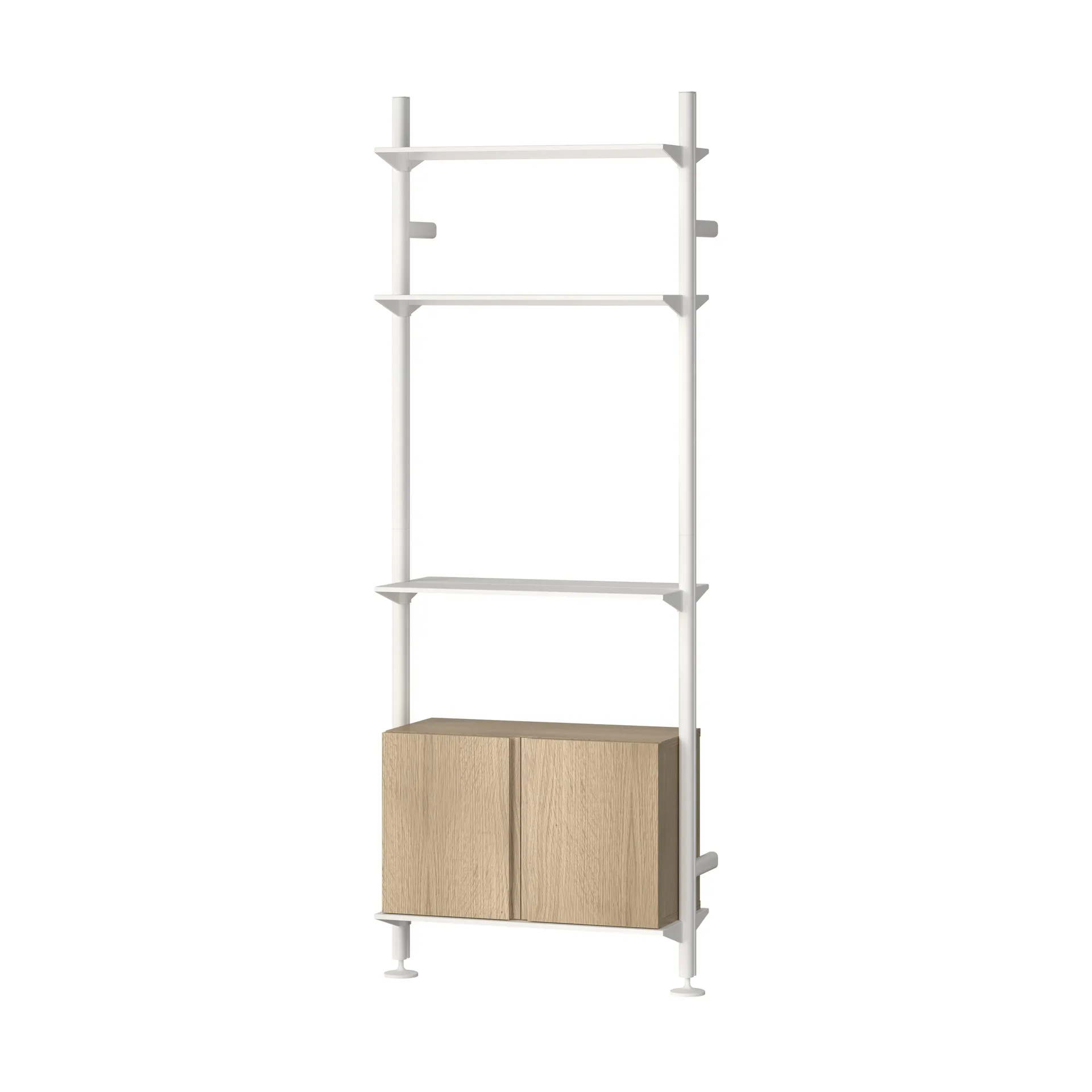 Pira G2 hyllyjärjestelmä W B White/Oak,  Pira