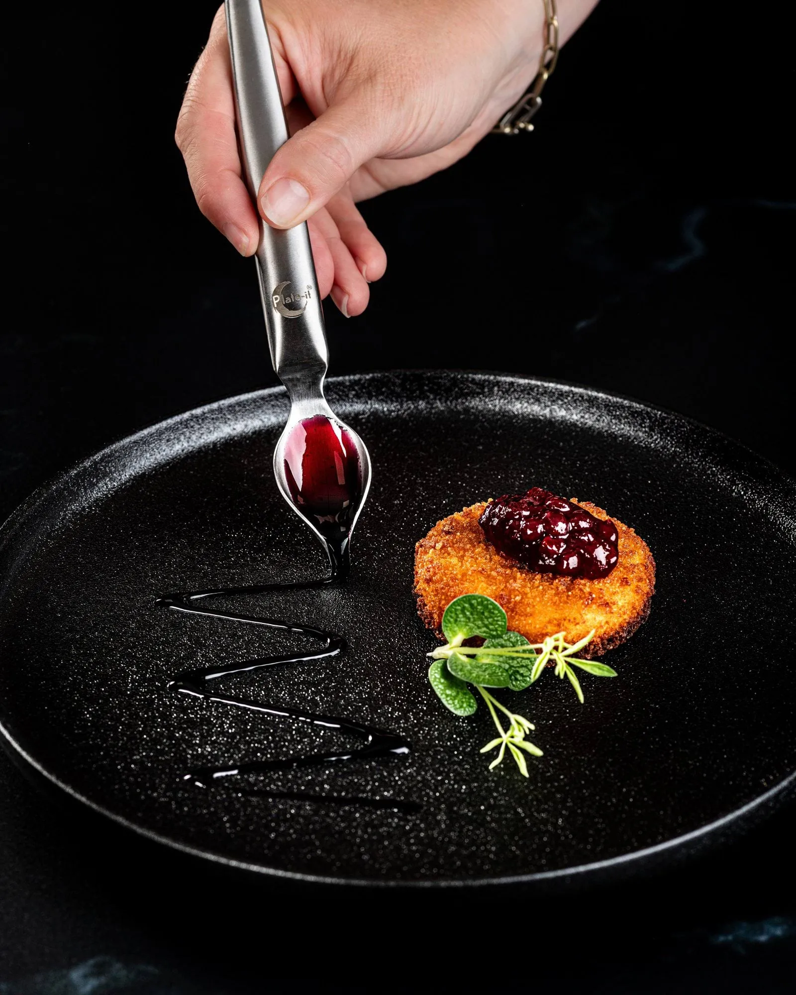 Plate-it koristelulusikat, Ruostumaton teräs, 2 kpl Plate It