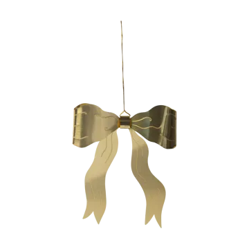 Bow-koristekappale. - Kulta - Pluto Design