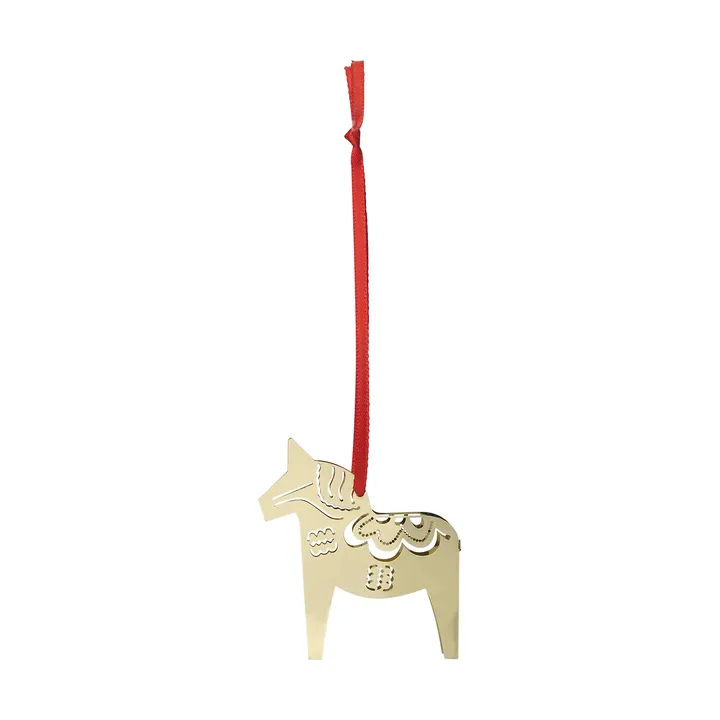 Christmas horse 3D joulukoriste - Kulta - Pluto Design