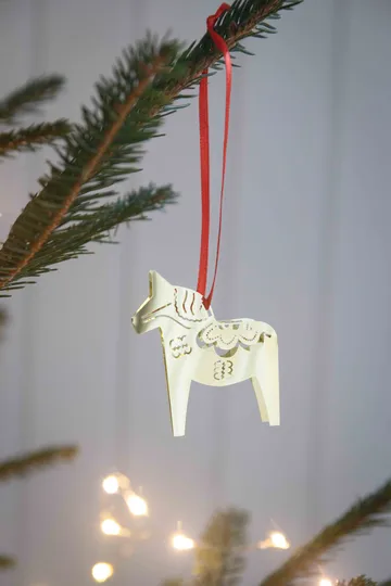 Christmas horse 3D joulukoriste - Kulta - Pluto Design
