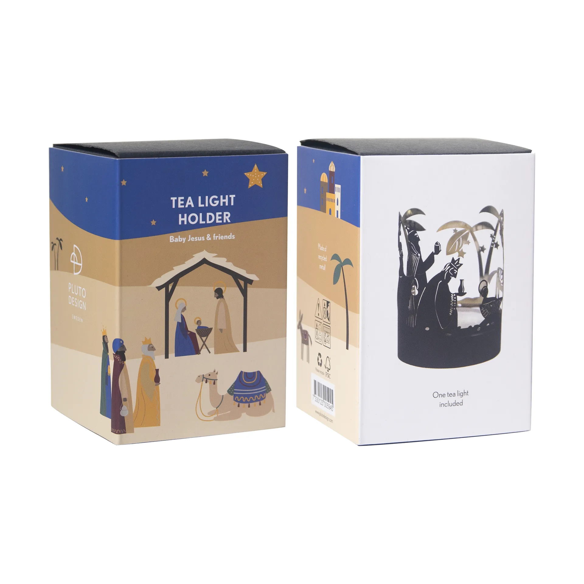 Crib Family kynttilänjalka, Kulta Pluto Design