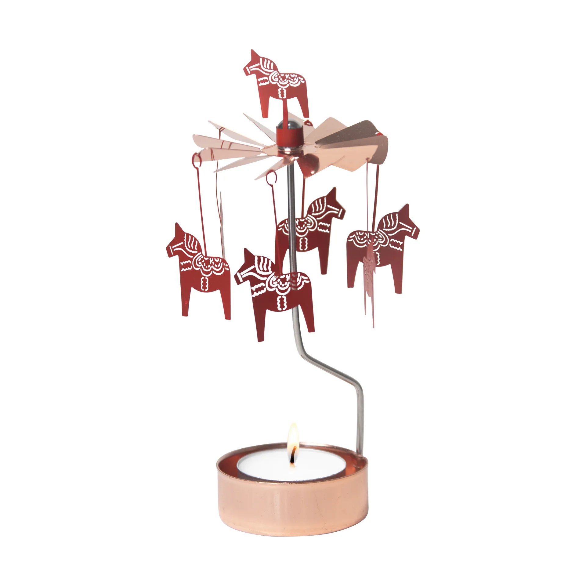 Dalahäst enkelikello, Kupari-punainen Pluto Design