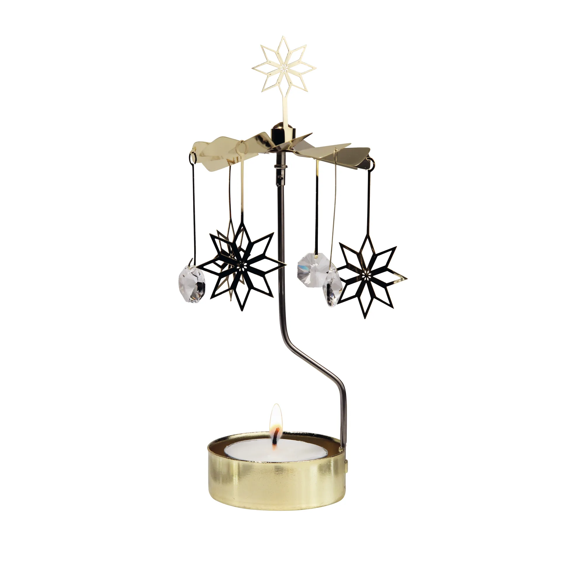 Kynttiläkoriste - kristalli, etninen Pluto Design