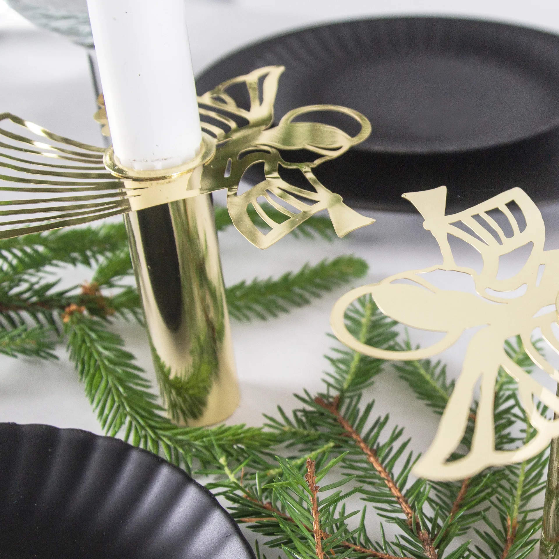 Kynttilänjalka lentävä enkeli, Kulta Pluto Design