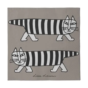 Lisa Larsson Mikey lautasliinat 24-pack - Harmaa - Pluto Design