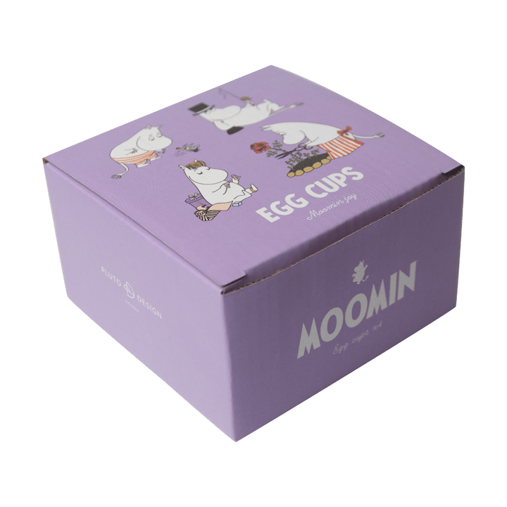Mumin joy munakuppi 4 osaa, Valkoinen-multi Pluto Design