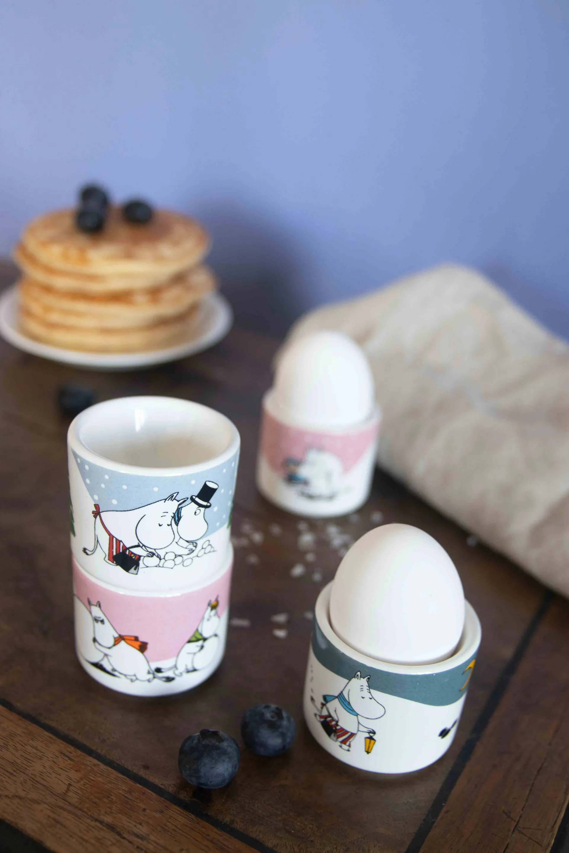 Mumin munakuppi 4 osaa, Muumi talvi Pluto Design
