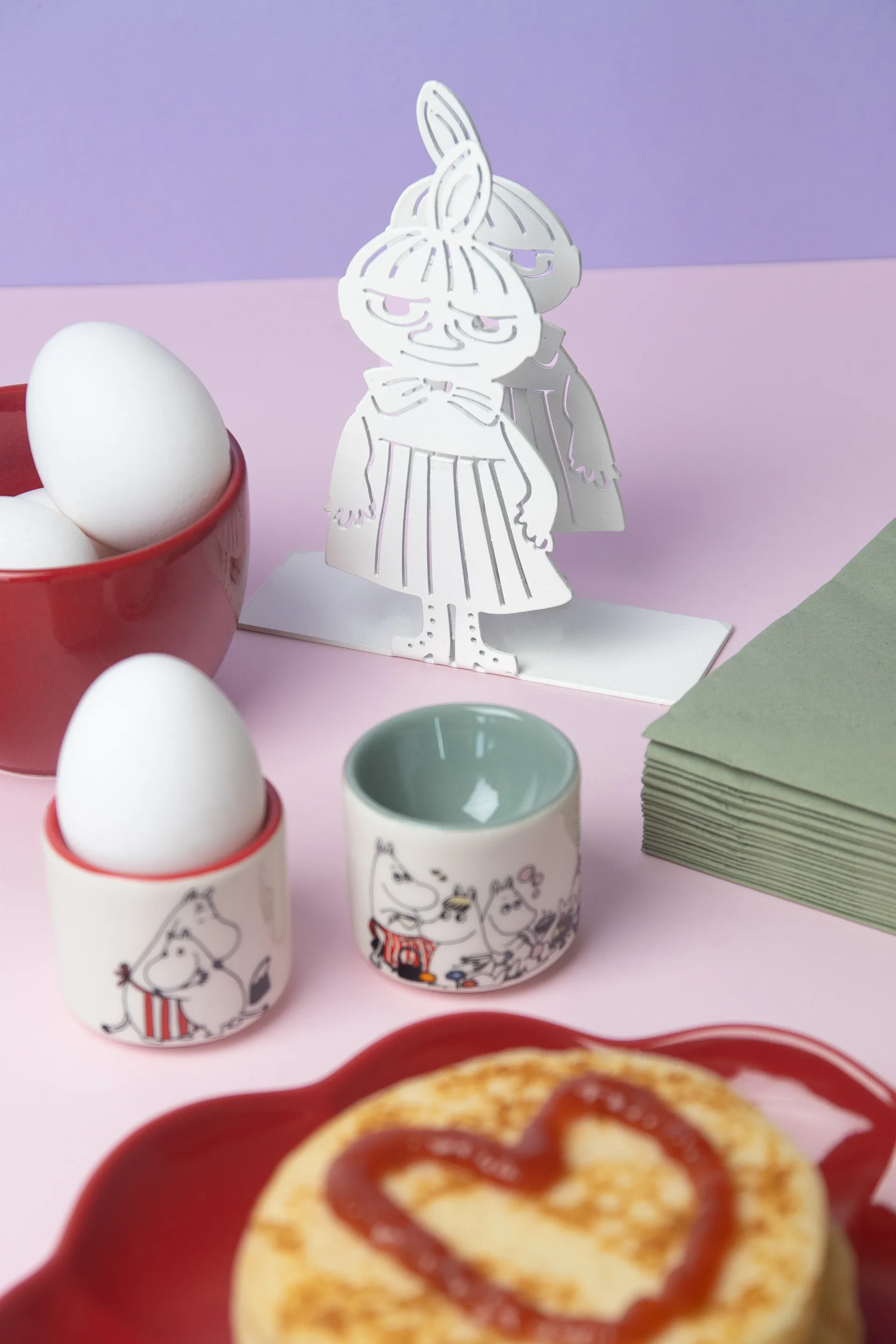 Pikku Myy servettiteline, Valkoinen-multi Pluto Design