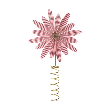 Polkagris latvatähti - Punainen-valkoinen - Pluto Design