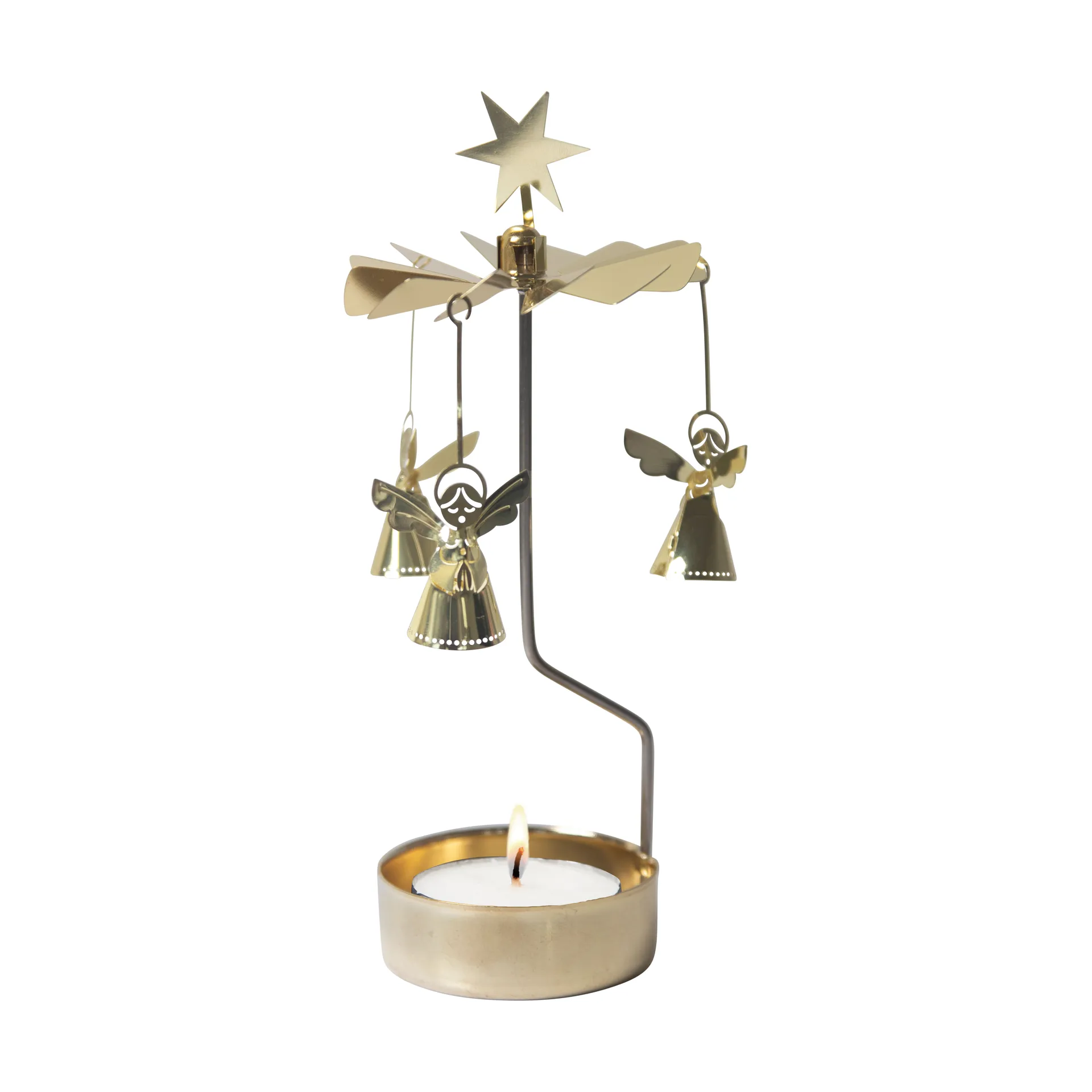 Singing angel 3D enkelikello, Kulta Pluto Design