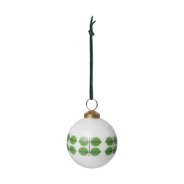 Stig L Berså joulukuusenkoriste Ø8 cm - Valkovihreä - Pluto Design