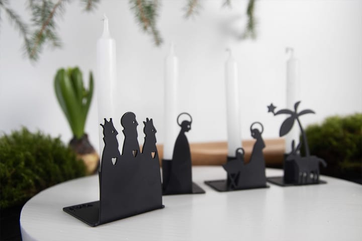 Seimi adventtikynttilänjalka metali - Suuri - Pluto Produkter