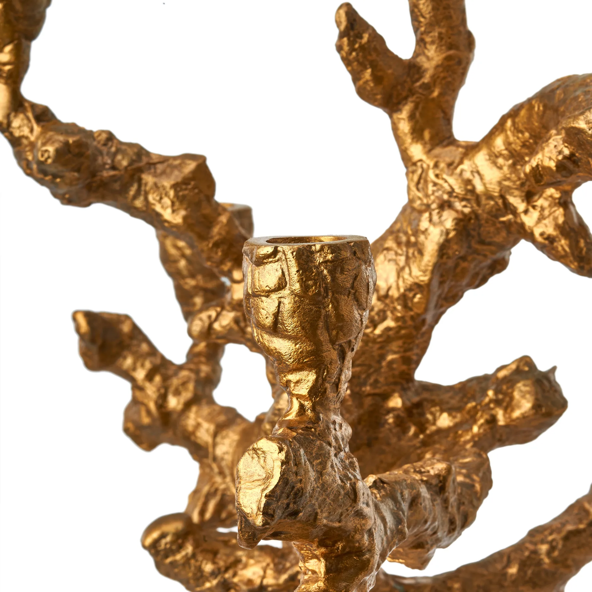 Apple tree -kynttilänjalka L 53 cm, Kulta POLSPOTTEN