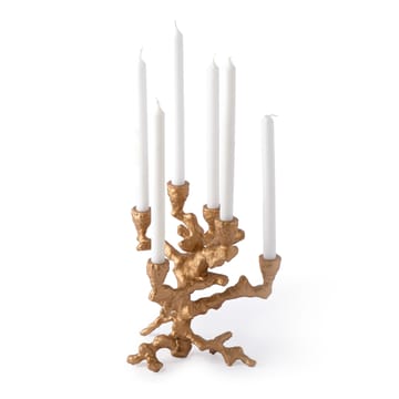 Apple tree -kynttilänjalka S 32,5 cm - Kulta - POLSPOTTEN