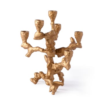 Apple tree -kynttilänjalka S 32,5 cm - Kulta - POLSPOTTEN