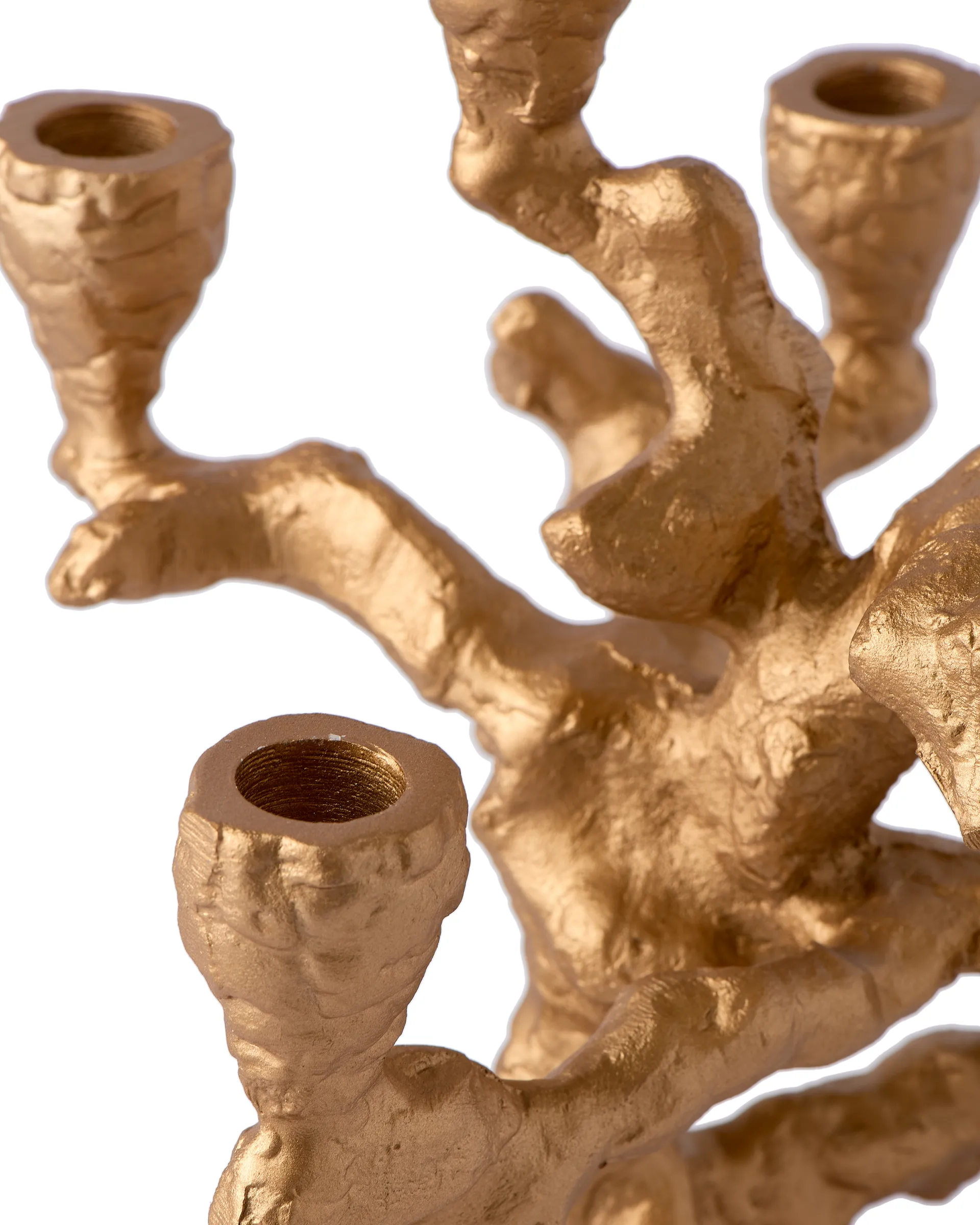 Apple tree -kynttilänjalka S 32,5 cm, Kulta POLSPOTTEN