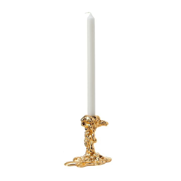 Drip kynttilänjalka S 14 cm - Kulta - POLSPOTTEN