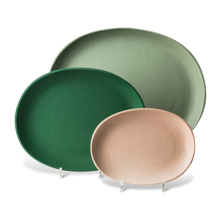 Greek tarjotin 3 osaa, Dark green POLSPOTTEN