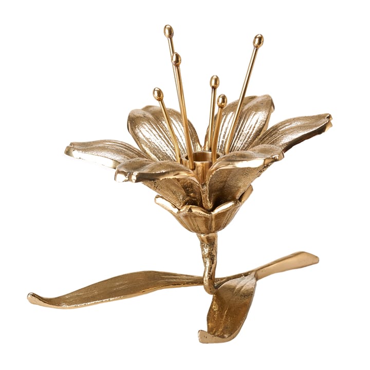 Lilly kynttilänjalka 15 cm - Kulta - POLSPOTTEN