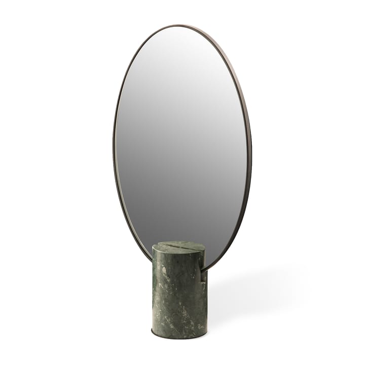 Oval Marble -pöytäpeili - Vihreä - POLSPOTTEN