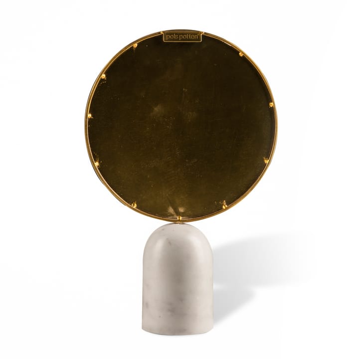 Round Marble -pöytäpeili, Valkoinen POLSPOTTEN