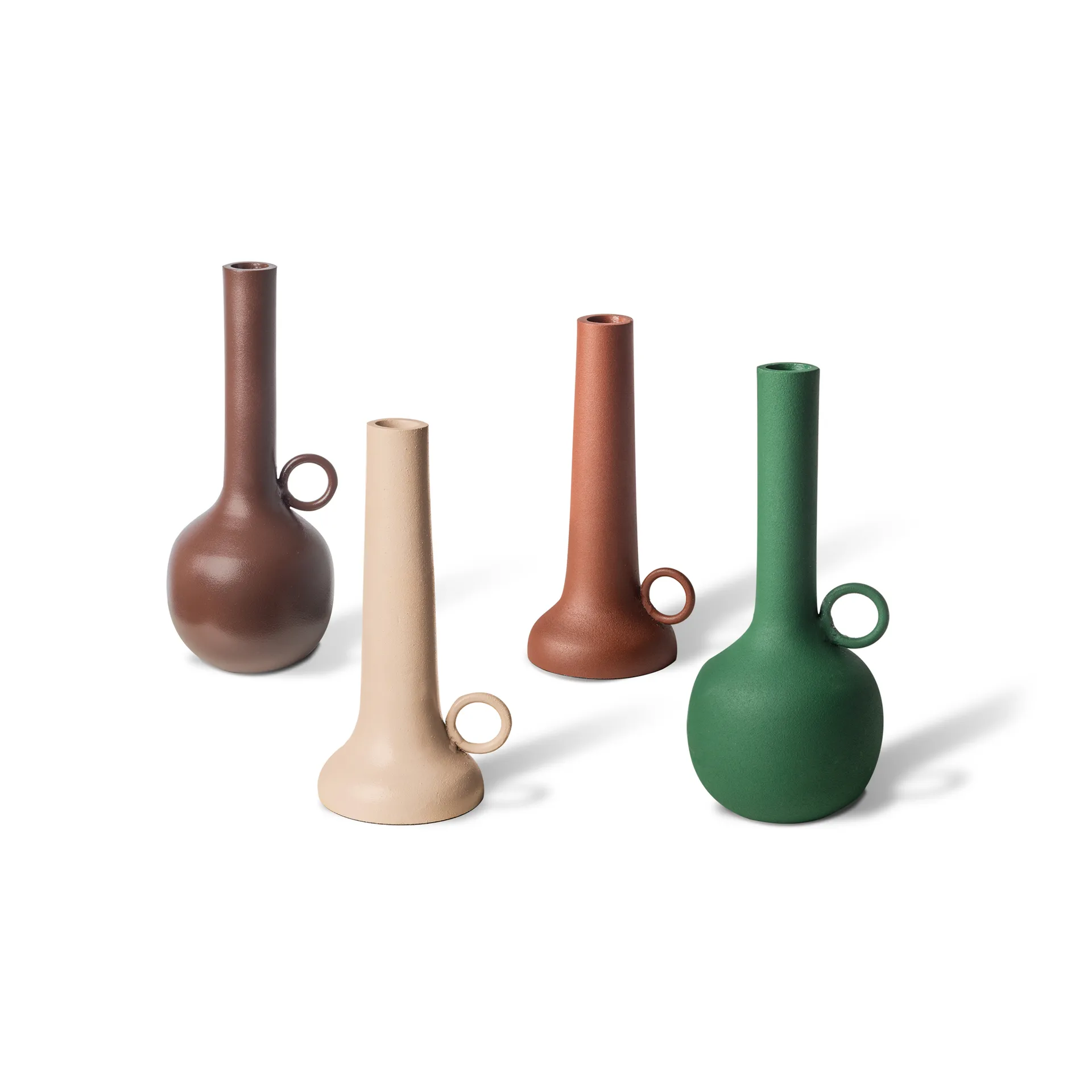 Spartan kynttilänjalka M 26 cm, Cognac POLSPOTTEN