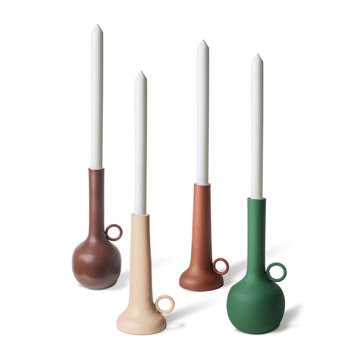 Spartan kynttilänjalka M 26 cm, Cognac POLSPOTTEN