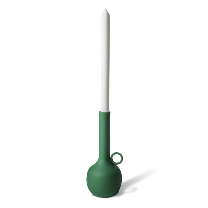 Spartan kynttilänjalka M 26 cm, Dark green POLSPOTTEN