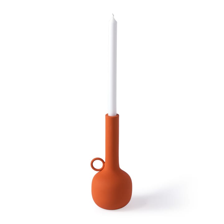 Spartan kynttilänjalka M 26 cm, Oranssi POLSPOTTEN