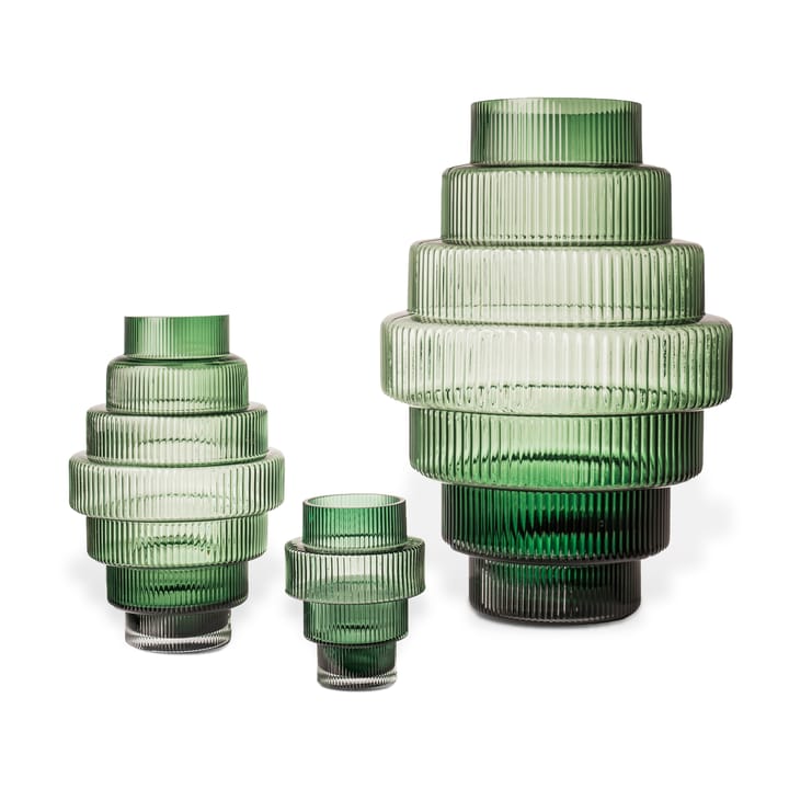 Steps maljakko L 50 cm, Dark green POLSPOTTEN