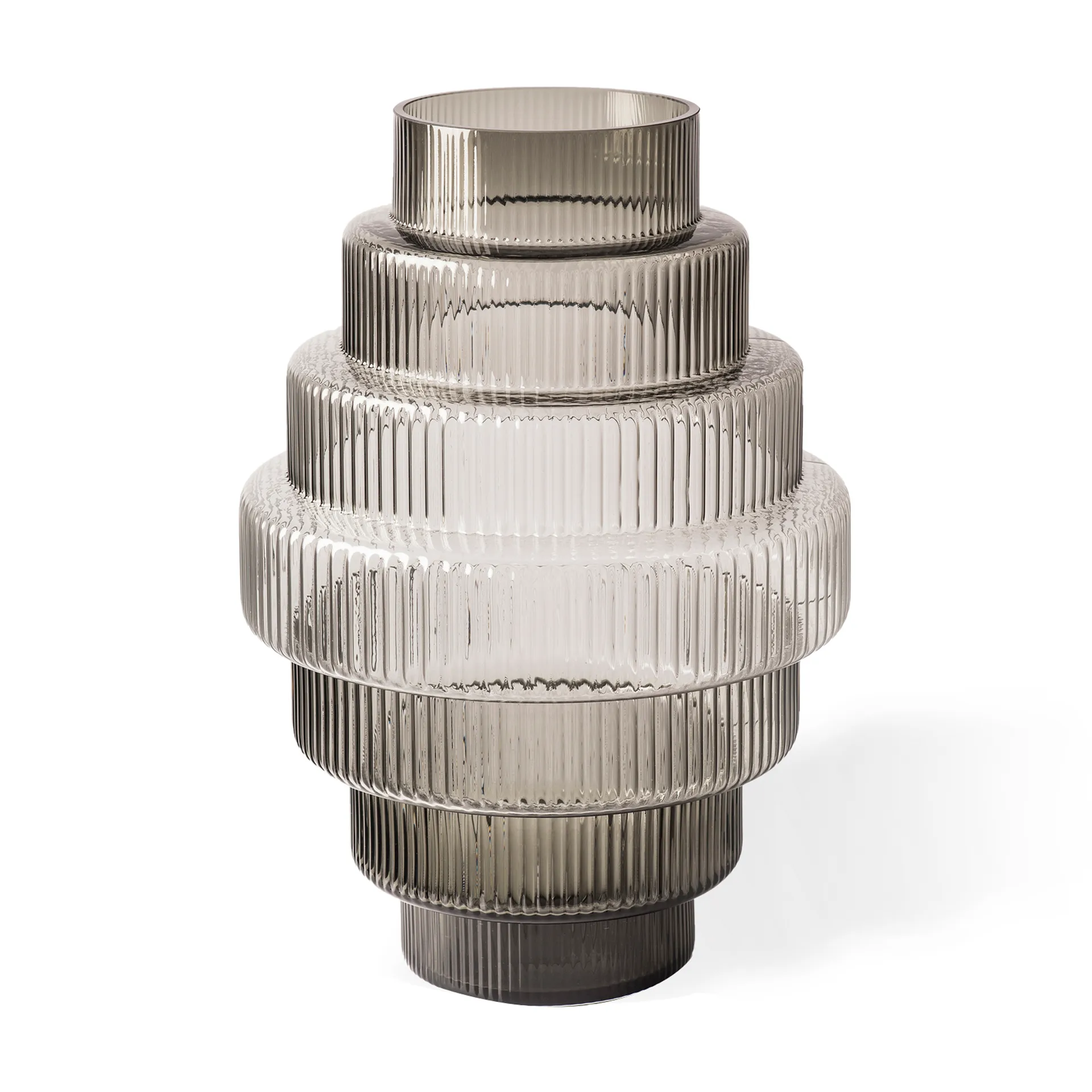 Steps maljakko S 30 cm, Dark grey POLSPOTTEN