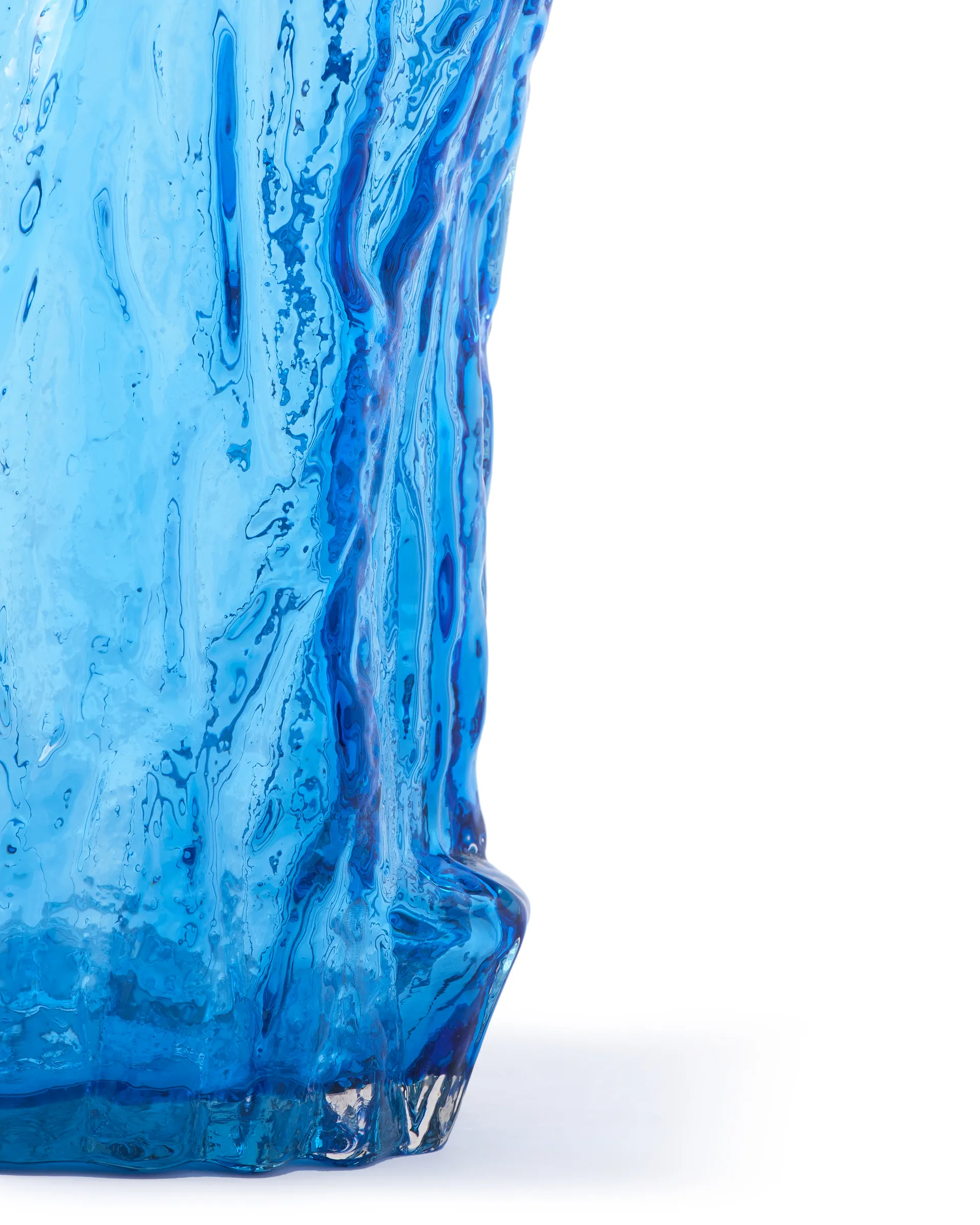 Tree log -maljakko M 44 cm, Sininen POLSPOTTEN