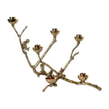 Twiggy Orava -kynttilänjalka 30 cm - Kulta - POLSPOTTEN