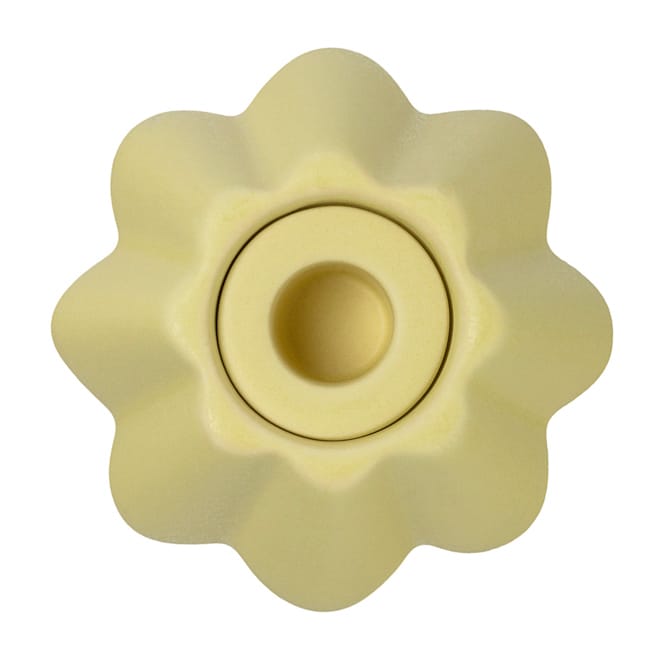 Birgit maljakko/kynttilälyhty 14 cm - Pale Yellow - PotteryJo
