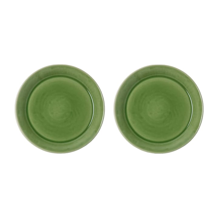 Daga lautanen Ø 25 cm 2-pakkaus - Green - PotteryJo