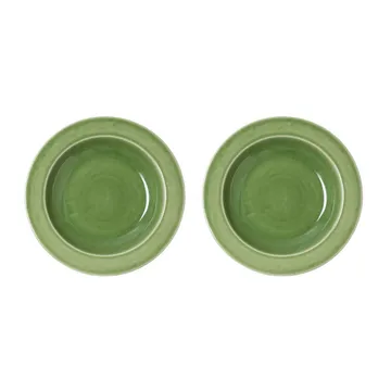 Daga syvä lautanen Ø 23,5 cm 2-pakkaus - Green - PotteryJo