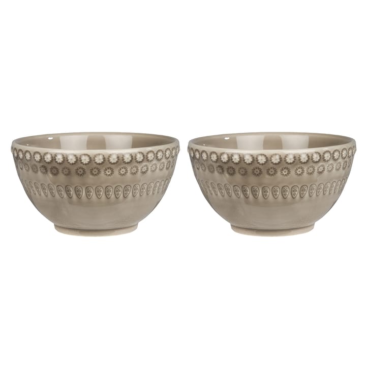 Daisy kulho 35 cl, 2-pakkaus, Greige (beige) PotteryJo