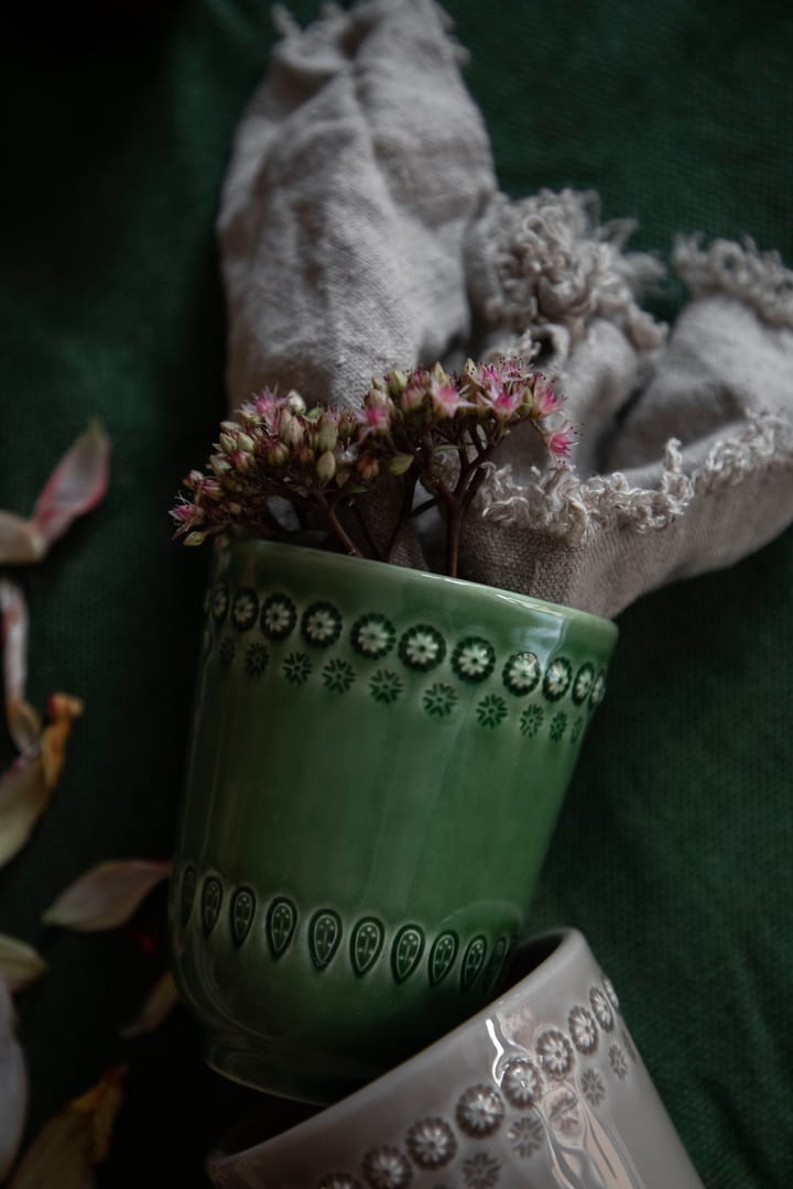 Daisy muki 35 cl, 2-pakkaus, Forest (tummanvihreä) PotteryJo