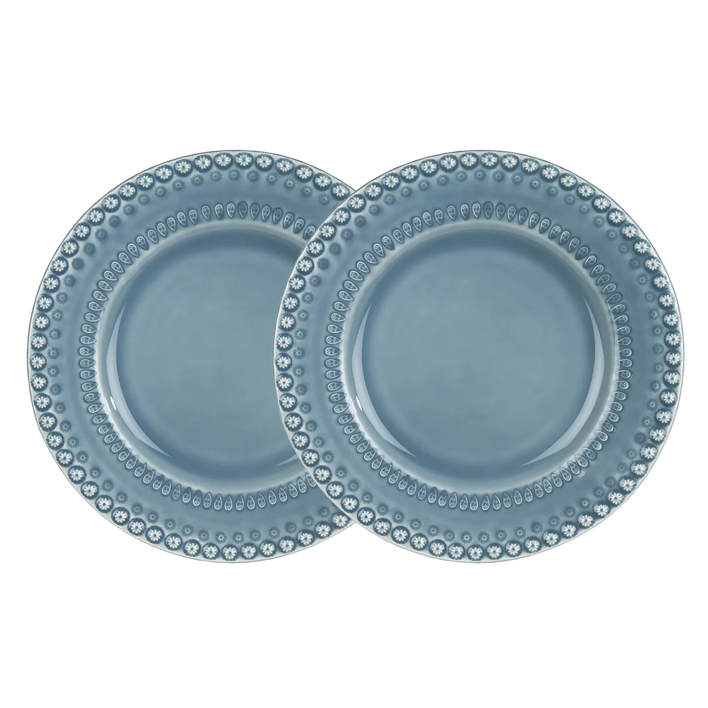 Daisy ruokalautanen Ø 29 cm, 2-pakkaus, Dusty Blue (sininen) PotteryJo