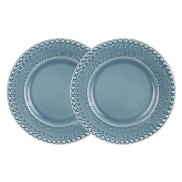 Daisy ruokalautanen Ø 29 cm, 2-pakkaus - Dusty Blue (sininen) - PotteryJo